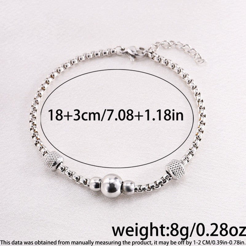 Wholesale Simple Love Titanium Steel Versatile Bracelet